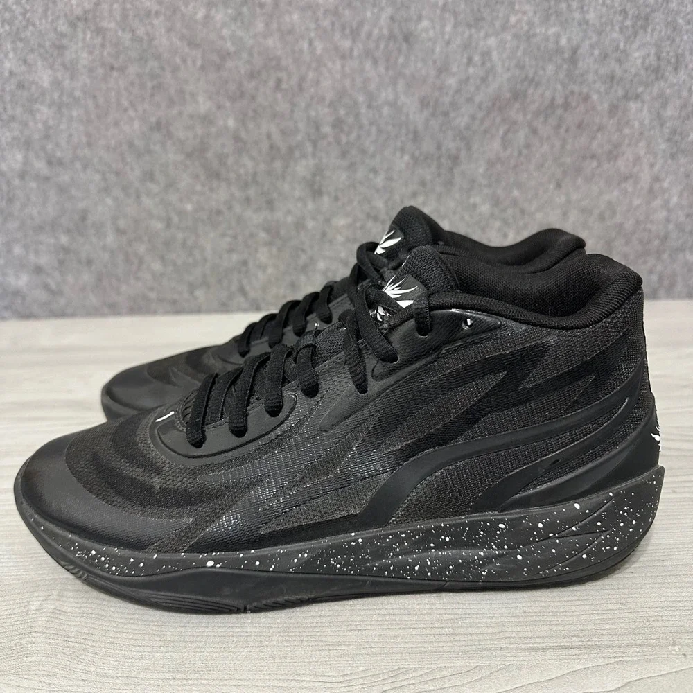 Puma‎ MB.02 Oreo Basketball Shoes Mens 10.5 Black White 379420-01 LaMelo Ball